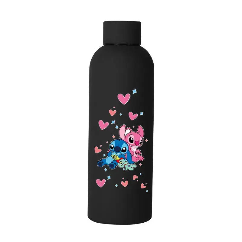 Gourde Isotherme Lilo & Stitch Noire - Bento Lovers