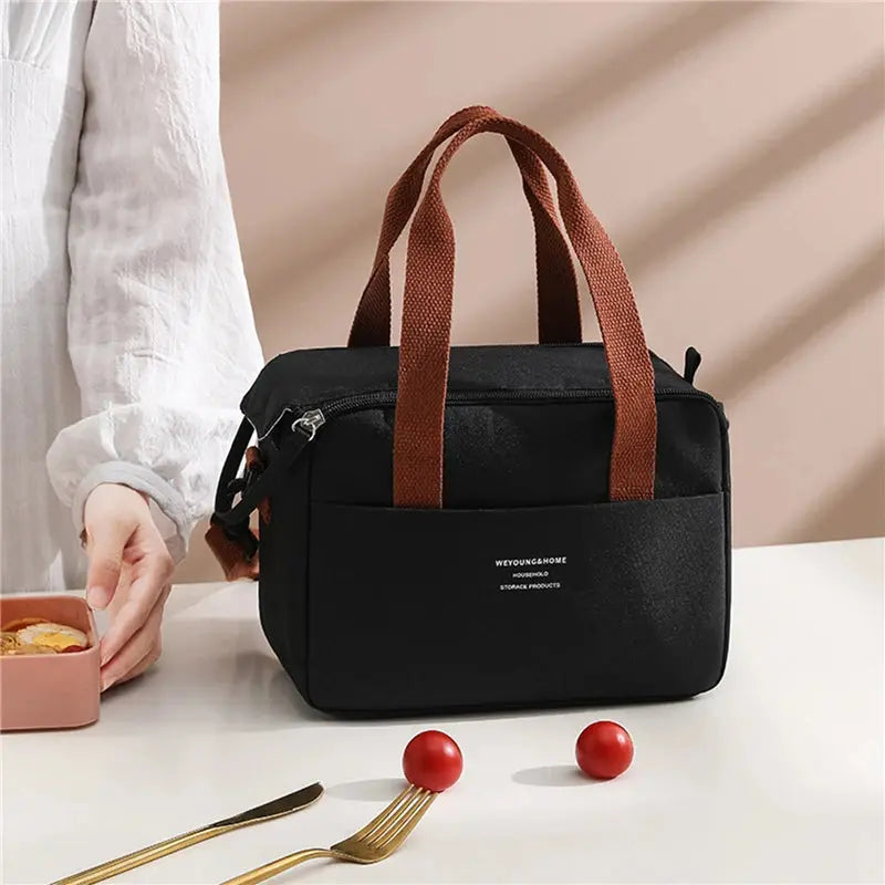 Lunch Bag Femme Noir - Bento Lovers
